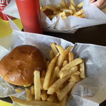 Odge's - a hamburger and french fries - Hot Dogs Near Me - Chicago, Illinois