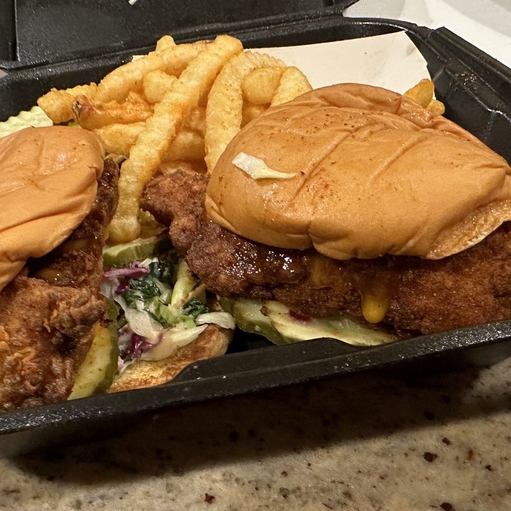 Dave's Hot Chicken - Dave's #2 Sliders and fries - Chicken Shop Near Me - Temecula, California Dave's Hot Chicken - Dave's #2 Sliders and fries - Chicken Shop Near Me - Temecula, California