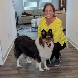 Comfort @ Home Veterinary Care - Dr. Erin and her dog, Lizzy