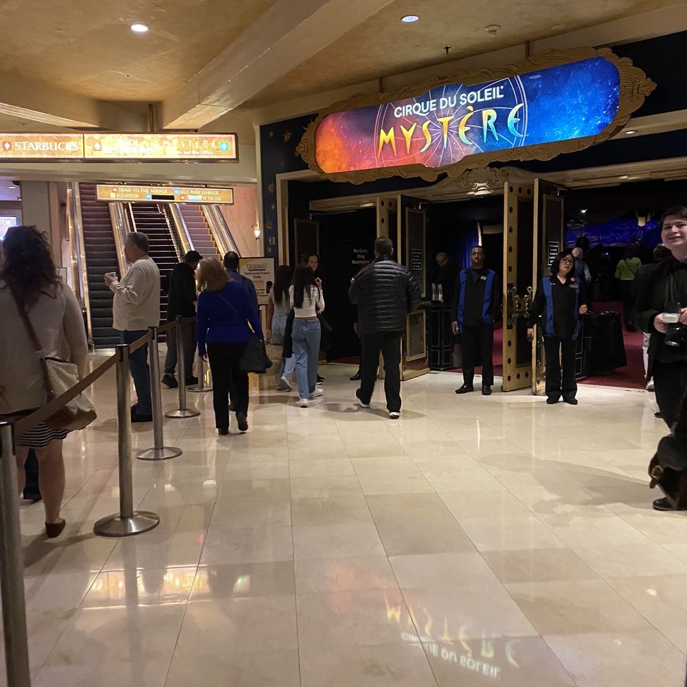 Mystère by Cirque du Soleil - Entrance - Performing Arts Near Me - Las Vegas, Nevada Mystère by Cirque du Soleil - Entrance - Performing Arts Near Me - Las Vegas, Nevada