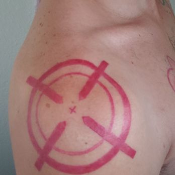 The Dogfather Tattoo - Target in Sight - Tattoo Near Me - Fremont, California The Dogfather Tattoo - Target in Sight - Tattoo Near Me - Fremont, California