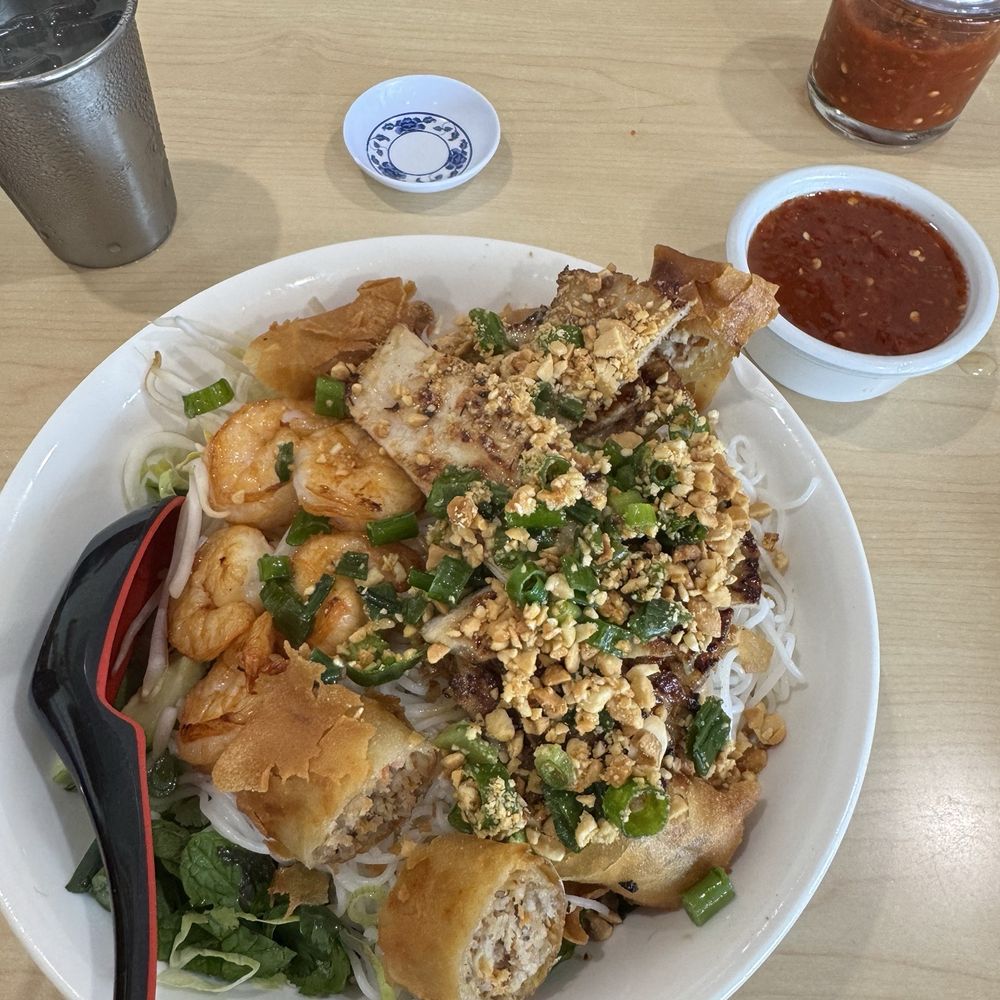 Pho Nguyen - Combo Vermicelli #47 $16 as of Jan 2025 (lots of veggies underneath) - hella good tbh best vermicelli I've had in South Bay - Vietnamese Near Me - Milpitas, California Pho Nguyen - Combo Vermicelli #47 $16 as of Jan 2025 (lots of veggies underneath) - hella good tbh best vermicelli I've had in South Bay - Vietnamese Near Me - Milpitas, California
