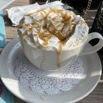 Broken Yolk Cafe - Messy Caramel Latte - Breakfast & Brunch Near Me - Orange, California