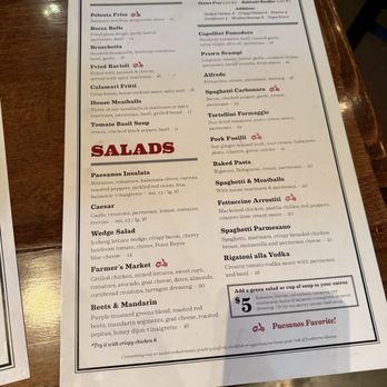 Paesanos - Menu - Italian Near Me - Elk Grove, California