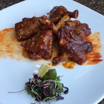Seasons 52 - Duck wings...spicy but not overbearing. - New American Near Me - Raleigh, North Carolina Seasons 52 - Duck wings...spicy but not overbearing. - New American Near Me - Raleigh, North Carolina