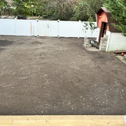 Underground Landscaping - After adding topsoil and grading