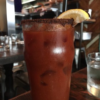 BAR Ama - Weird michelada tasting Bloody Mary, they should warn you that it's incredibly smoky and a bit saltier than usual - Tex-Mex Near Me - Los Angeles, California BAR Ama - Weird michelada tasting Bloody Mary, they should warn you that it's incredibly smoky and a bit saltier than usual - Tex-Mex Near Me - Los Angeles, California