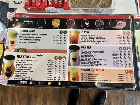 Menu photo 2 Kung Fu Tea Bloomington, IN