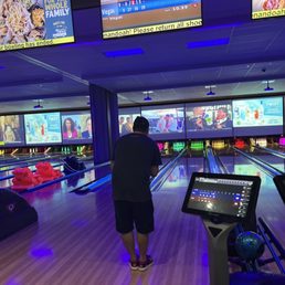 a bowling alley