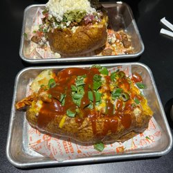 This right here is the bbq tater and Carne Asada