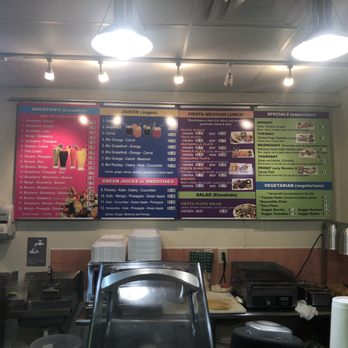 Fiesta de Frutas - Menu - Juice Bars & Smoothies Near Me - Dallas, Texas