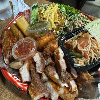 Snackboxe Bistro - Lao Platter - Laotian Near Me - Duluth, Georgia