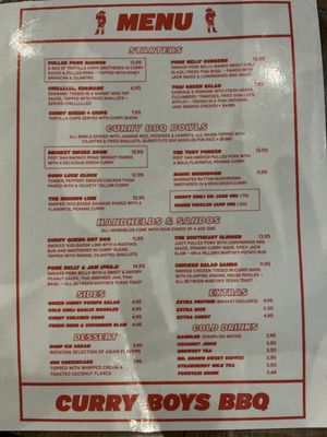 Menu photo 6 Curry Boys BBQ San Antonio, TX