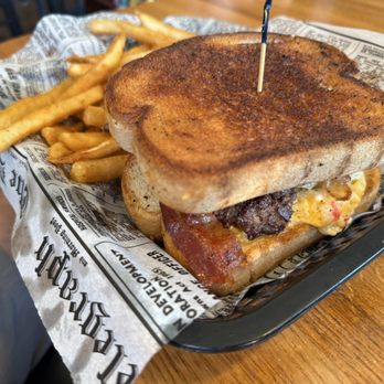 Lockwood Tavern GSO - Double Smash Burger on Texas toast - Lounges Near Me - Greensboro, North Carolina Lockwood Tavern GSO - Double Smash Burger on Texas toast - Lounges Near Me - Greensboro, North Carolina