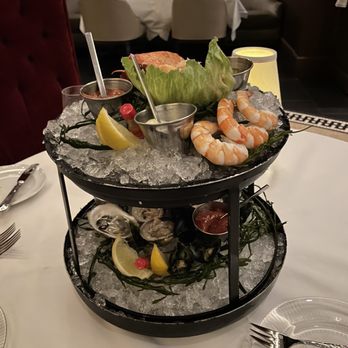 The Chandler Steakhouse - Seafood tower (for 1) - Steakhouses Near Me - Springfield, Massachusetts