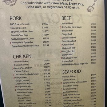 Kitty's Kitchen - Menu 1/31/26 - Chinese Near Me - Manteca, California