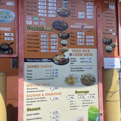 Menu prices July 2025