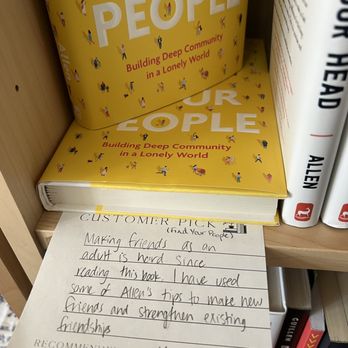 A House with Books - Customer picks- what a great idea! - Bookstores Near Me - Keller, Texas