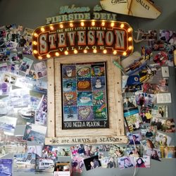Pierside Deli - Interior wall