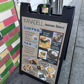 Kanadell Japanese Bakery - Sandwich board outside~ (February 2025) - Bakeries Near Me - Vancouver, British Columbia