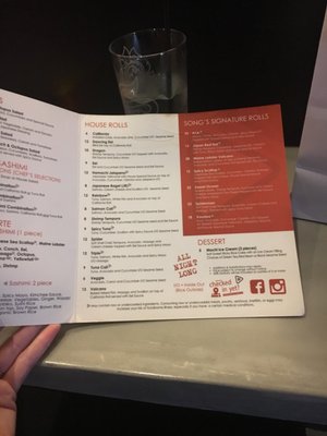 Menu photo 6 Sushi Song Miami Beach, FL
