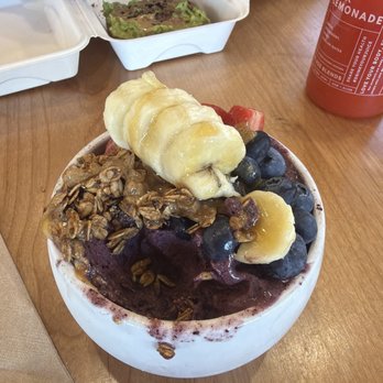 Local Juicery - A peak into the Classic Açaí Bowl! I did add banana - Juice Bars & Smoothies Near Me - Sedona, Arizona Local Juicery - A peak into the Classic Açaí Bowl! I did add banana - Juice Bars & Smoothies Near Me - Sedona, Arizona