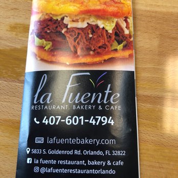 La Fuente - Menu - Bakeries Near Me - Orlando, Florida