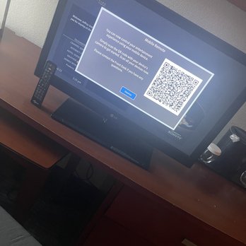 Courtyard by Marriott Vallejo Napa Valley - Smallest tv in world in weirdest location - Hotels Near Me - Vallejo, California