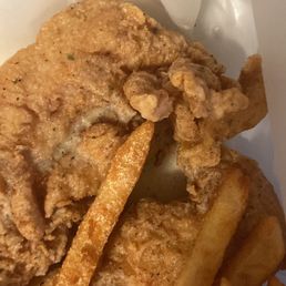 Chicken tenders and Fries
