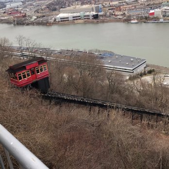 Duquesne Incline - View of the incline from the bar patio. - Landmarks & Historical Buildings Near Me - Pittsburgh, Pennsylvania