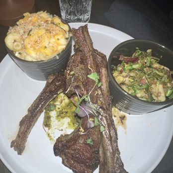 Victory East - Lamp chops; Mac and cheese; Brussels sprouts - Chicken Wings Near Me - Austin, Texas Victory East - Lamp chops; Mac and cheese; Brussels sprouts - Chicken Wings Near Me - Austin, Texas