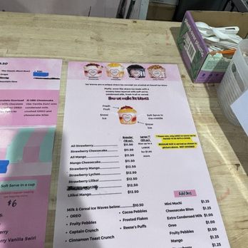 Kawaii Ice Wave - MENU - Ice Cream & Frozen Yogurt Near Me - Aiea, Hawaii Kawaii Ice Wave - MENU - Ice Cream & Frozen Yogurt Near Me - Aiea, Hawaii