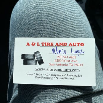 A & L Tire and Auto - Location, Number - Tires Near Me - San Antonio, Texas A & L Tire and Auto - Location, Number - Tires Near Me - San Antonio, Texas