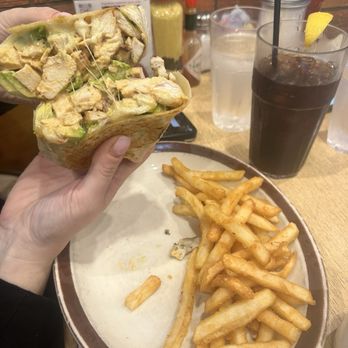 Orion Diner & Grill - Chipotle chicken wrap, finished on the panini press - Diners Near Me - New York, New York