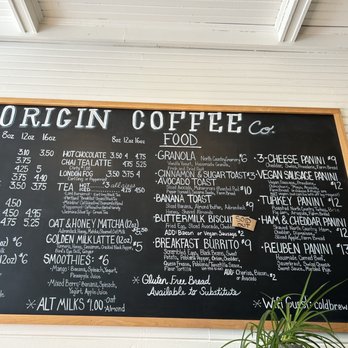 Origin Coffee - Menu - Cafes Near Me - Saranac Lake, New York Origin Coffee - Menu - Cafes Near Me - Saranac Lake, New York