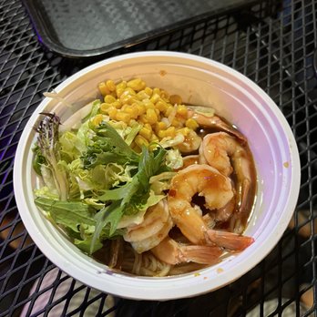 Spoon - Thin rice noodles with spoon XO sauce, shrimp, corn, and lettuce - Thai Near Me - Richmond, Virginia