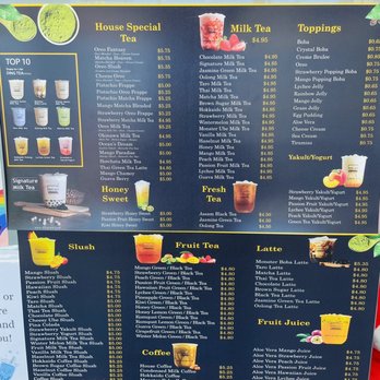 Ding Tea Carlsbad - Menu 1/2023 - Bubble Tea Near Me - Carlsbad, California