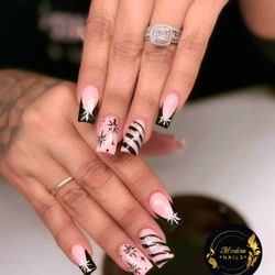 Modern Nails Salon - Christmas magic starts at your fingertips  Beautiful nails always set the mood for holiday joy. Book your festive glow today