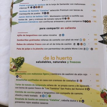 Balneario de la Concha - Menu - Spanish Near Me - Santander, S Balneario de la Concha - Menu - Spanish Near Me - Santander, S