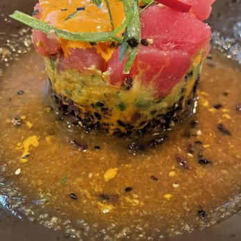 Eureka! - Ahi Poke Stack* - American Near Me - Redlands, California Eureka! - Ahi Poke Stack* - American Near Me - Redlands, California