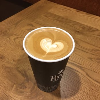 Peet's Coffee - Love the latte art.  Makes up for weak wifi - Coffee & Tea Near Me - El Dorado Hills, California