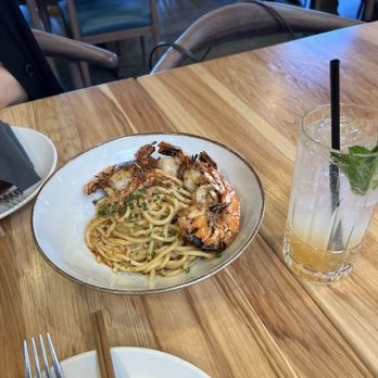 NEP Cafe - Shrimp Garlic Noodle - Breakfast & Brunch Near Me - Irvine, California