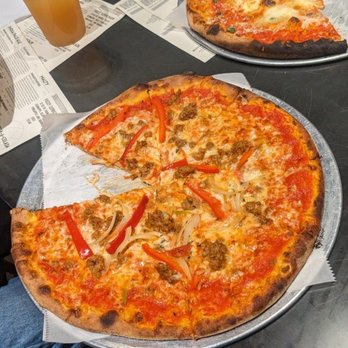 Hop Atomica - Good pizza. Sausage & peppers and a mozzarella - Breweries Near Me - Savannah, Georgia Hop Atomica - Good pizza. Sausage & peppers and a mozzarella - Breweries Near Me - Savannah, Georgia