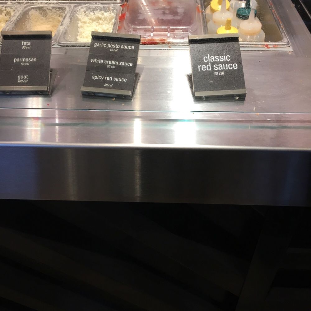 Blaze Pizza - Choice of sauces. - Salad Near Me - Ft. Wayne, Indiana