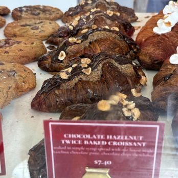 Salted Butter - Chocolate hazelnut croissant. - Desserts Near Me - Pasadena, California Salted Butter - Chocolate hazelnut croissant. - Desserts Near Me - Pasadena, California
