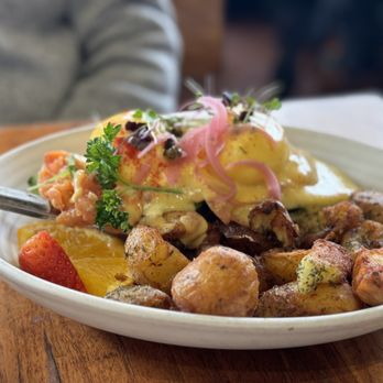 Kitchen Story - Salmon Yuzu Benedict - Breakfast & Brunch Near Me - Oakland, California Kitchen Story - Salmon Yuzu Benedict - Breakfast & Brunch Near Me - Oakland, California