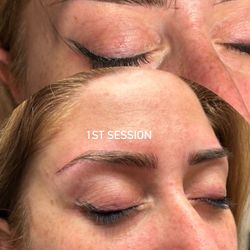 Mella La Bella - 1st session of microblading