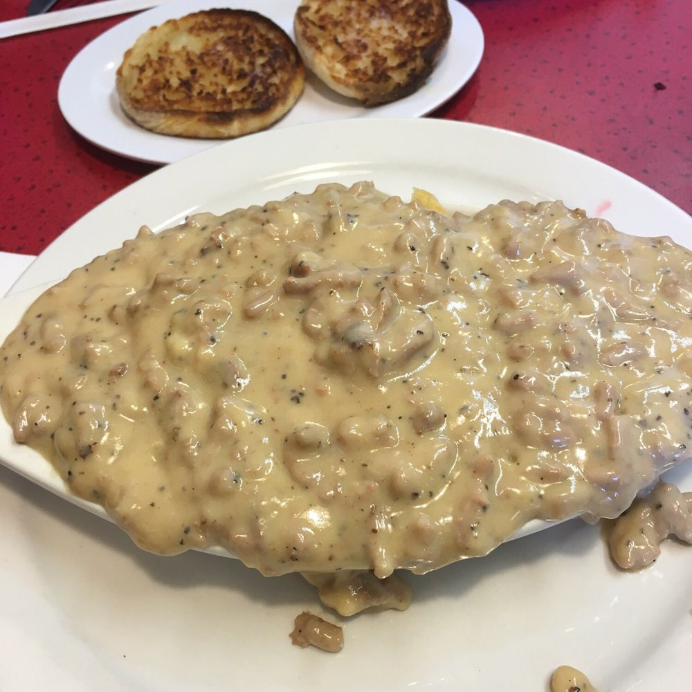 Joes Cafe - Biscuits and gravy. (Turkey) - Breakfast & Brunch Near Me - Orem, Utah