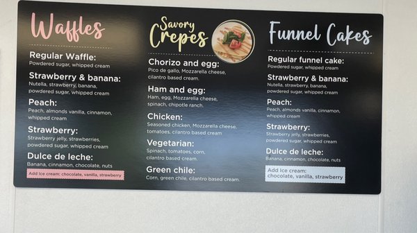 Menu photo 6 Crepes Churros and More Phoenix, AZ Menu photo 6 Crepes Churros and More Phoenix, AZ