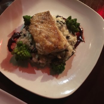 Therapy  - Fish of the day is Halibut with mushroom risotto. - Bars Near Me - Las Vegas, Nevada